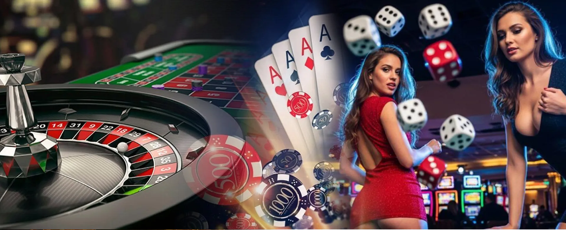 Abstract gold casino background